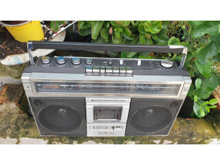 📼 Cassette Sharp GF-207T màu xám – thanh âm chuẩn chất thập niên 90